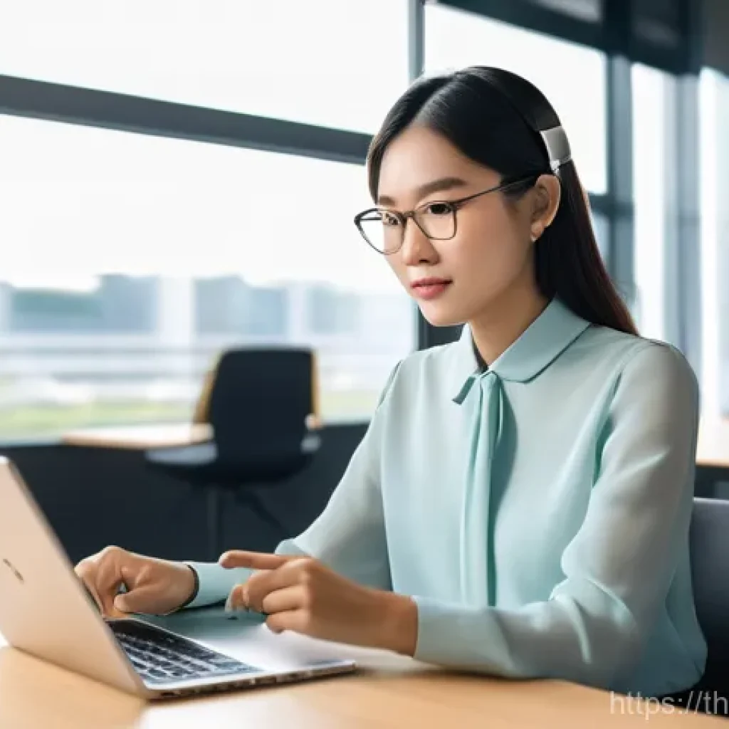 무역영어 학습 앱 추천 - **Prompt for AI-powered speaking practice:**
A vibrant and confident young Thai woman, Fahsai, i...