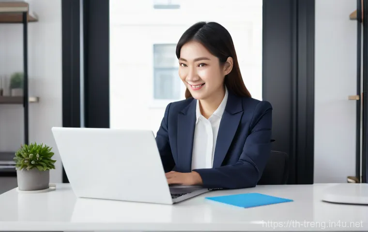 무역영어를 통한 커뮤니케이션 기술 향상 - **AI Business English Assistant**: A young professional, appearing to be in their late 20s to early ...