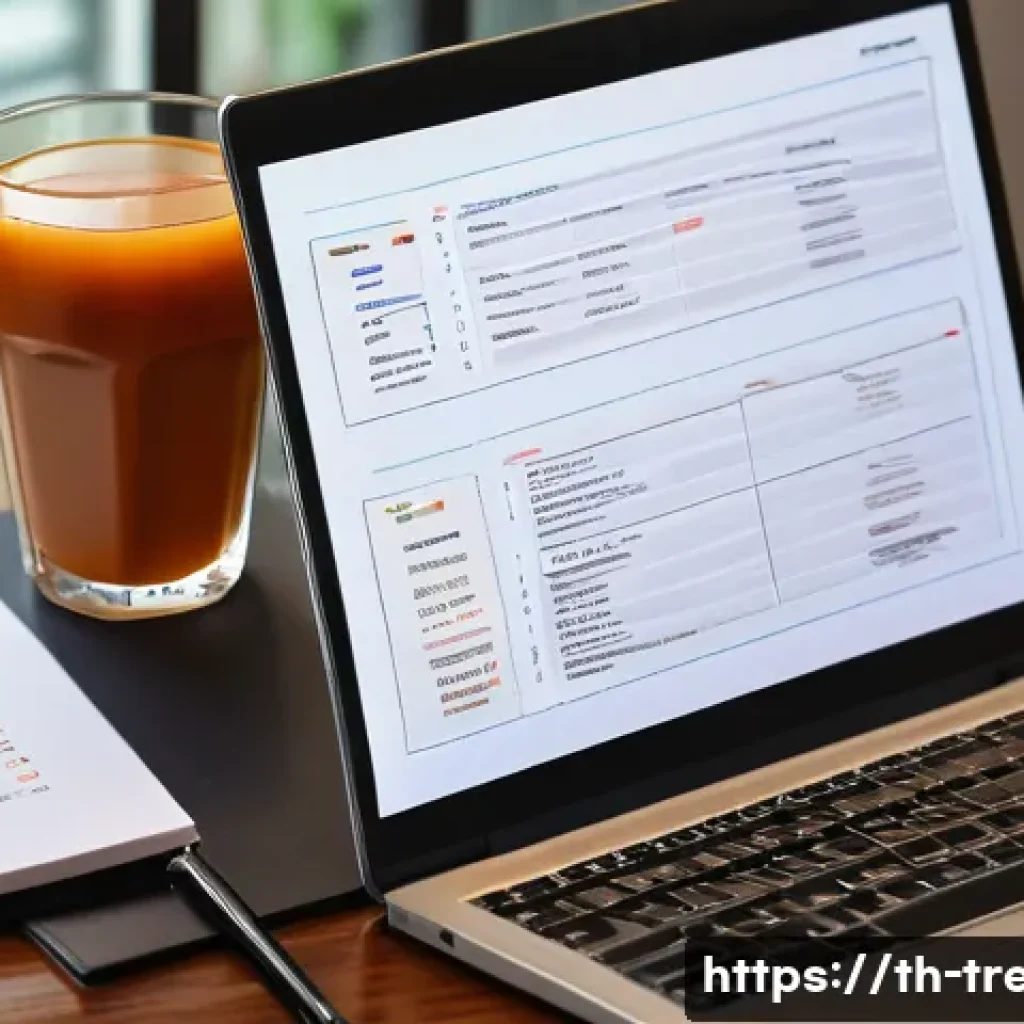 무역영어 독학 커뮤니티 추천 - A modern online business English learning platform interface displayed on a sleek laptop screen, sho...